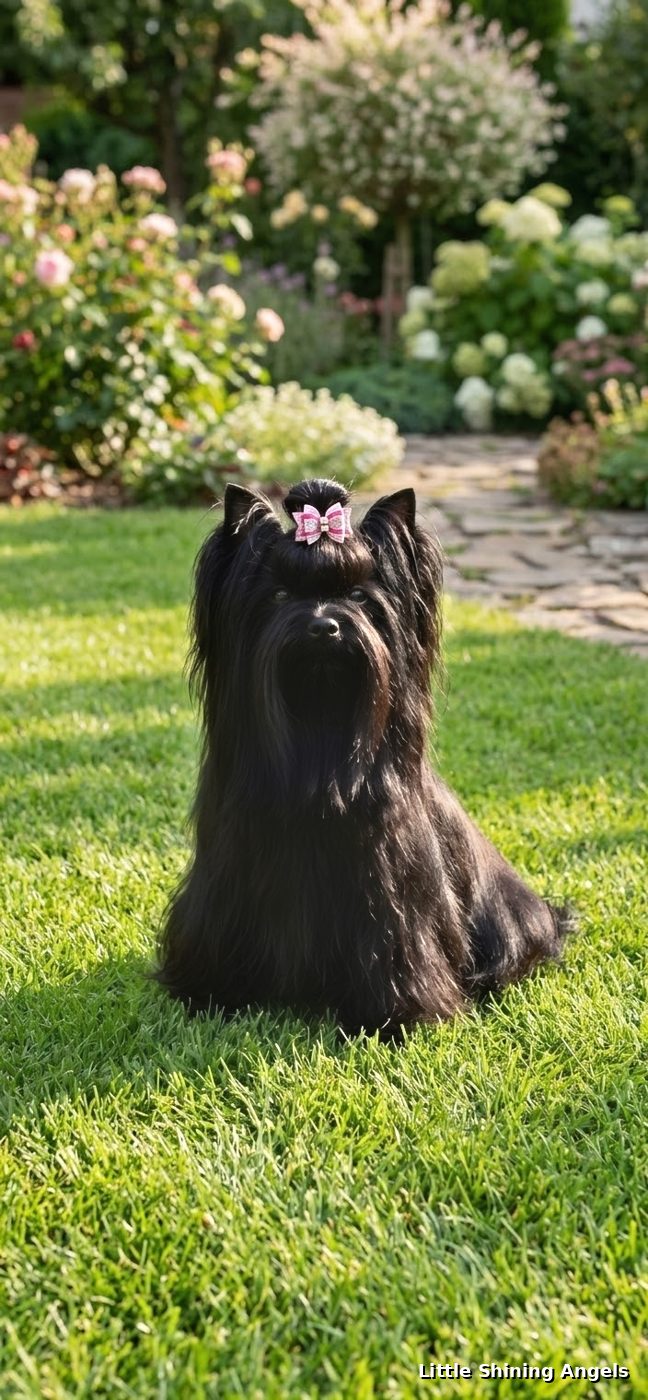 Ruby, črni terier (črni yorkie) — najlepša psica, CACIB Lendava 2026, Little Shining Angels
