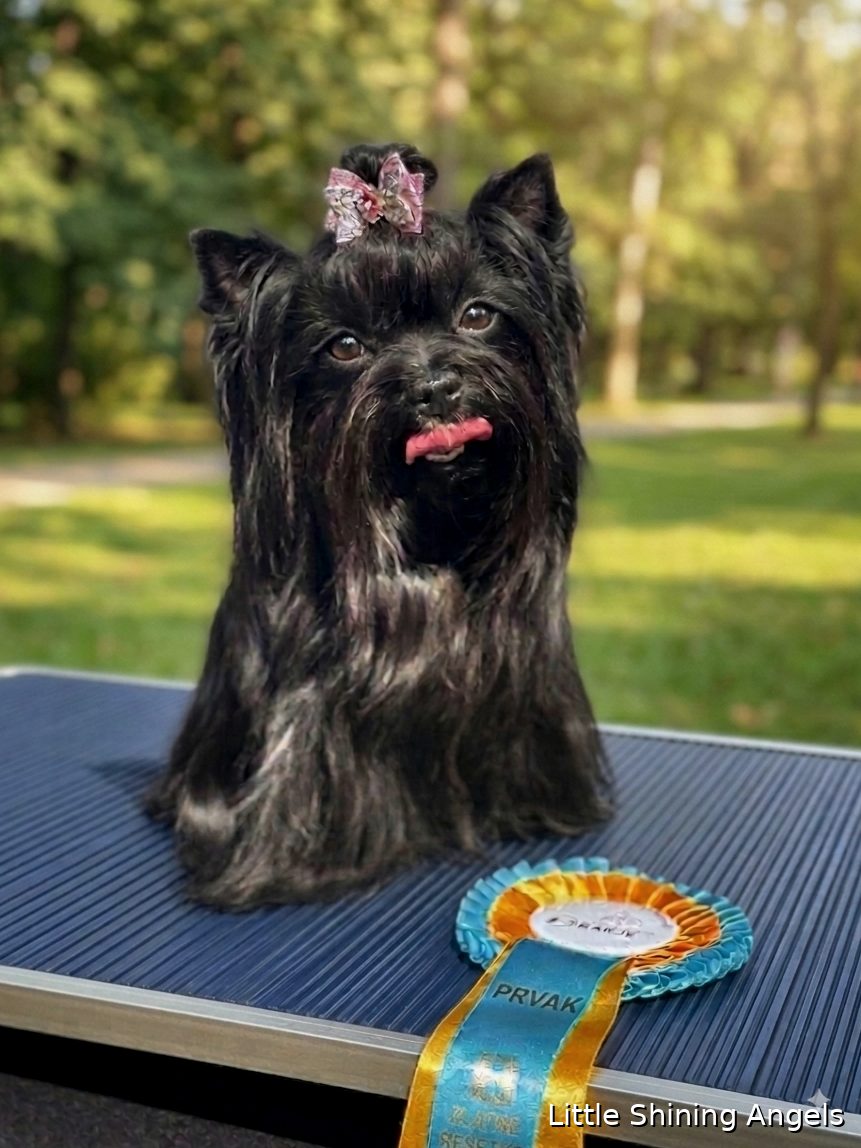 Ruby Diamond — črni terier, BOS, Polhograjski Dolomiti CACIB 2026